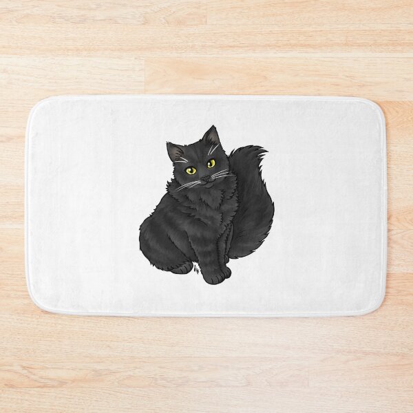 Item preview, Cat - Cherubim - Black designed and sold by Jennifer Stolzer.