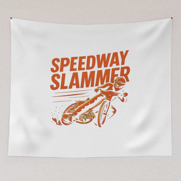 Item preview, Speedway Slammer – Dirt Track Racing Rider Design designed and sold by SlomianyPisarz.