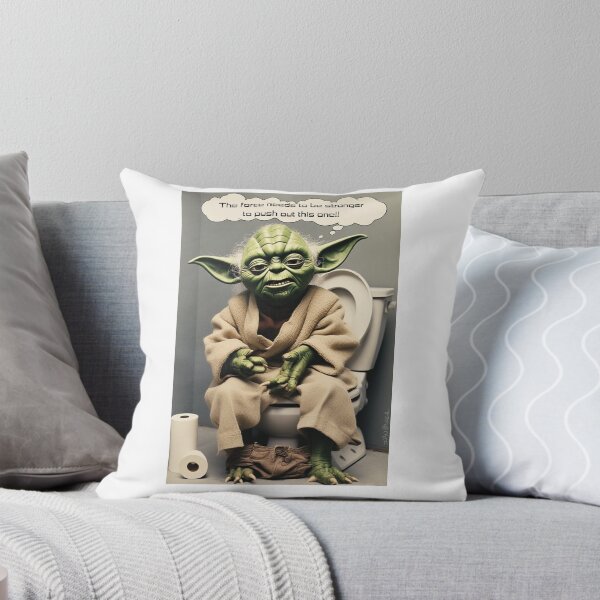 Item preview, Yoda on the Toilet parody tribute! designed and sold by IanBakerToons.