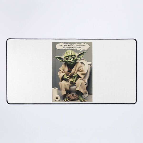 Item preview, Yoda on the Toilet parody tribute! designed and sold by IanBakerToons.