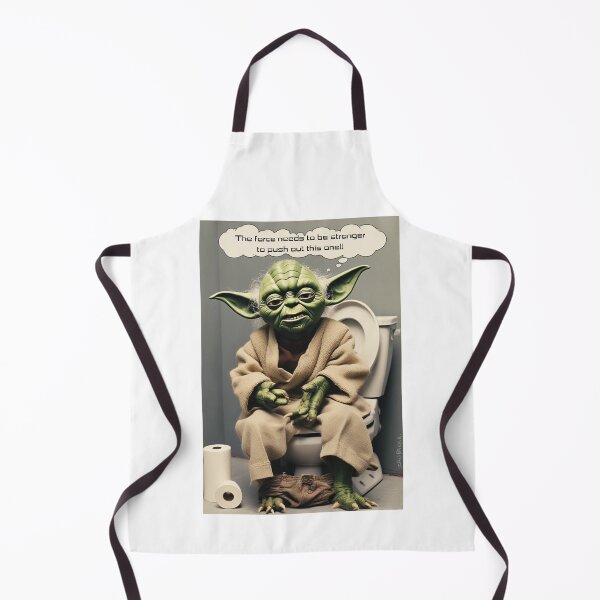 Item preview, Yoda on the Toilet parody tribute! designed and sold by IanBakerToons.
