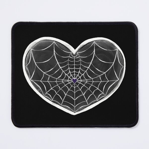 Item preview, Spider Web Heart designed and sold by MetalTea.