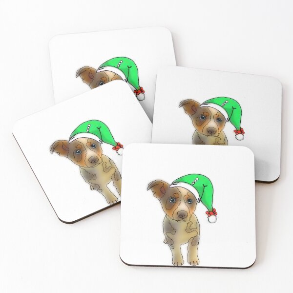 Item preview, Cute Puppy Wearing Christmas Elf Hat - animalzinhats  designed and sold by Ashley’sAnimalz.