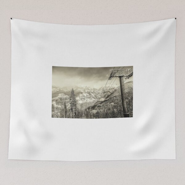 Item preview, Telluride Mountain Gondola Sepia designed and sold by Paintetywordy.