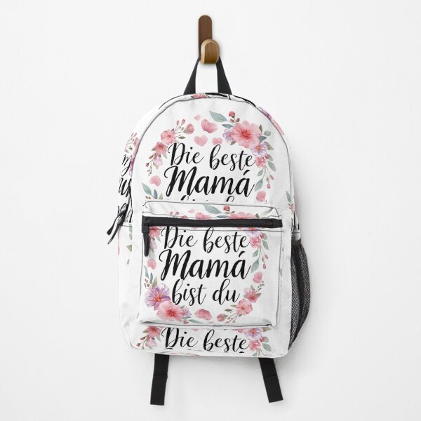 Artikelvorschau, Die beste Mama bist du – Hell Rosa Blumen Design – Geschenk für Muttertag und jeden Anlass entworfen und verkauft von ParaSiempreS.