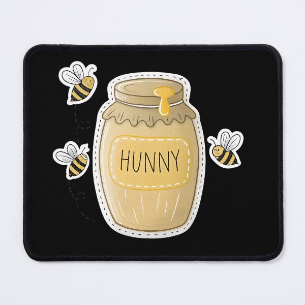 Item preview, Cute Cartoon Honey Jar with Bees – Whimsical “Hunny” Design designed and sold by VividOrganica.