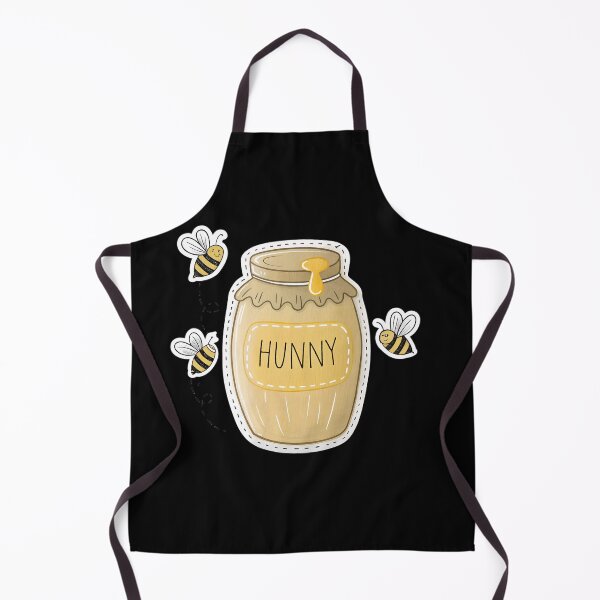 Item preview, Cute Cartoon Honey Jar  with Bees – Whimsical “Hunny” Design designed and sold by VividOrganica.