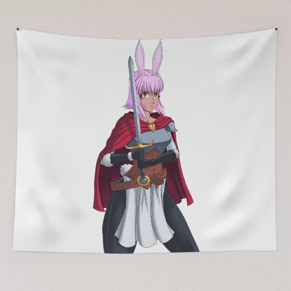 Item preview, Medieval Bunny Warrior Longsword designed and sold by ivsart.