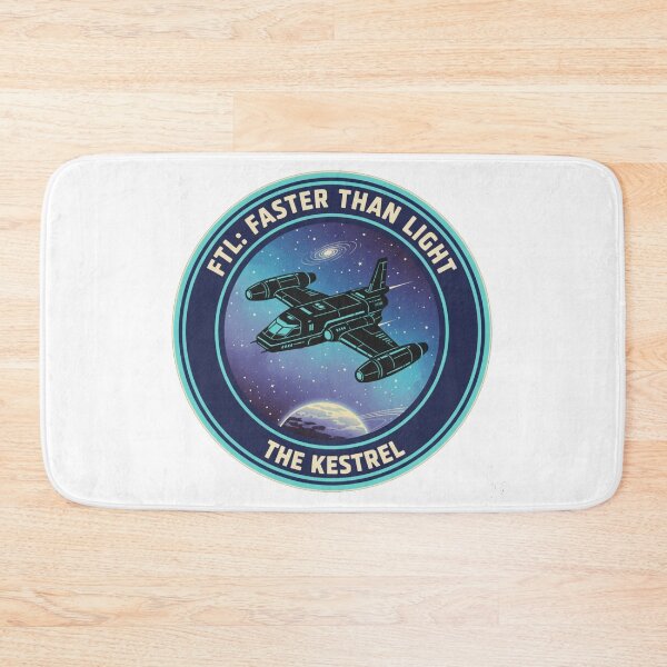 Item preview, FTL Faster Than Light Kestrel Spaceship Poster designed and sold by medhach.