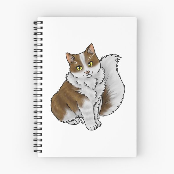 Item preview, Cat - Cherubim - Brown and White designed and sold by Jennifer Stolzer.