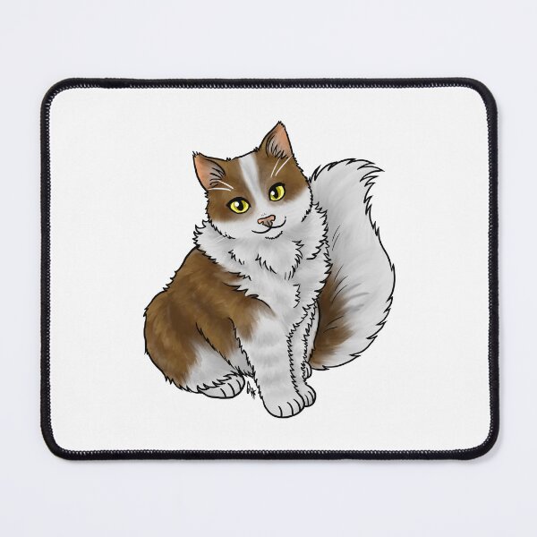 Item preview, Cat - Cherubim - Brown and White designed and sold by Jennifer Stolzer.