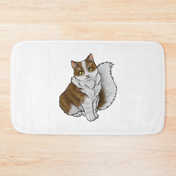 Item preview, Cat - Cherubim - Brown and White designed and sold by Jennifer Stolzer.
