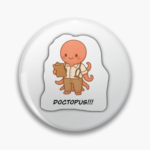 Item preview, Doctopus – Cute Kawaii Octopus Doctor designed and sold by Pokah79.