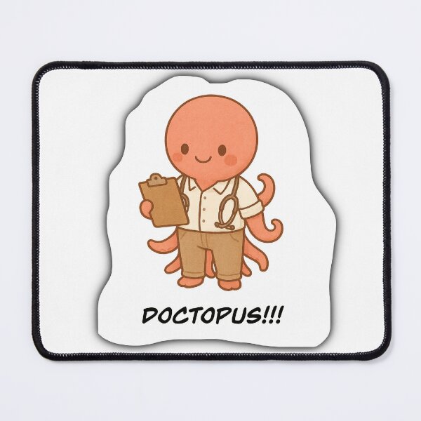 Item preview, Doctopus – Cute Kawaii Octopus Doctor designed and sold by Pokah79.