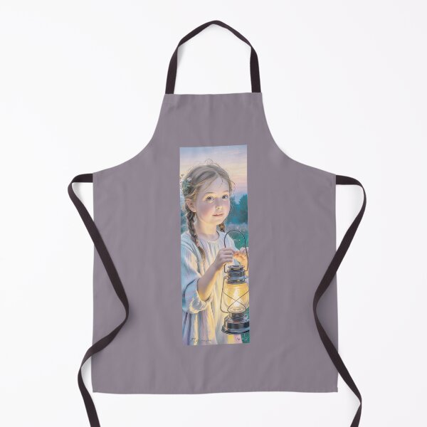 Item preview, Little Girl with Lantern at Dusk Painting designed and sold by Cynthia Smith.