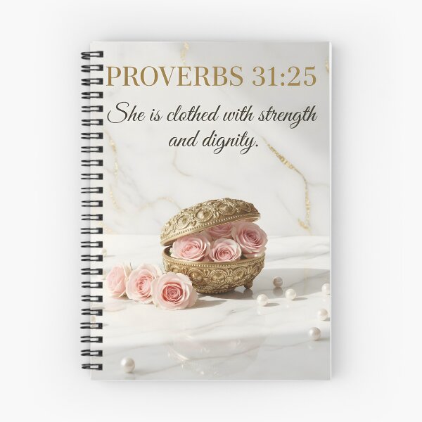 Item preview, Proverbs 31:25 Bible Verse Art | Strength and Dignity Christian Wall Decor designed and sold by Sandydesign.