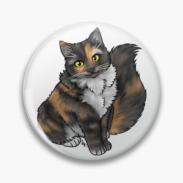 Item preview, Cat - Cherubim - Calico designed and sold by Jennifer Stolzer.