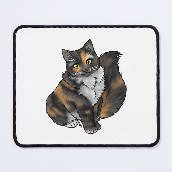 Item preview, Cat - Cherubim - Calico designed and sold by Jennifer Stolzer.