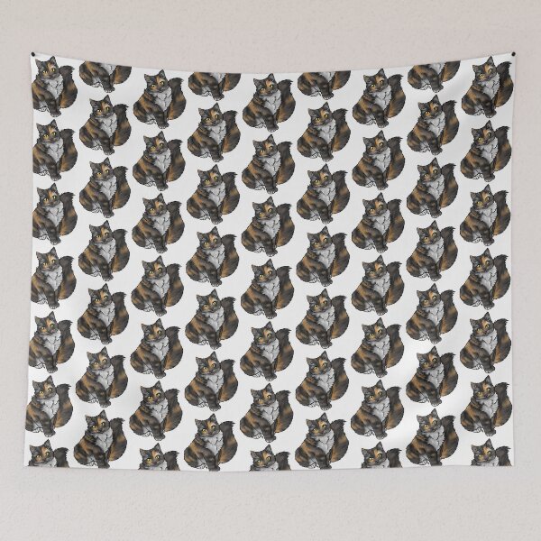 Item preview, Cat - Cherubim - Calico designed and sold by Jennifer Stolzer.