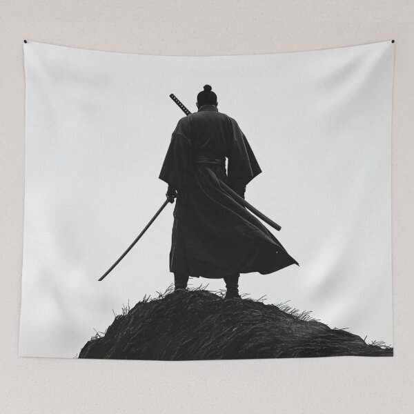 Item preview, Silent Samurai Silhouette designed and sold by Tsukikage Art.