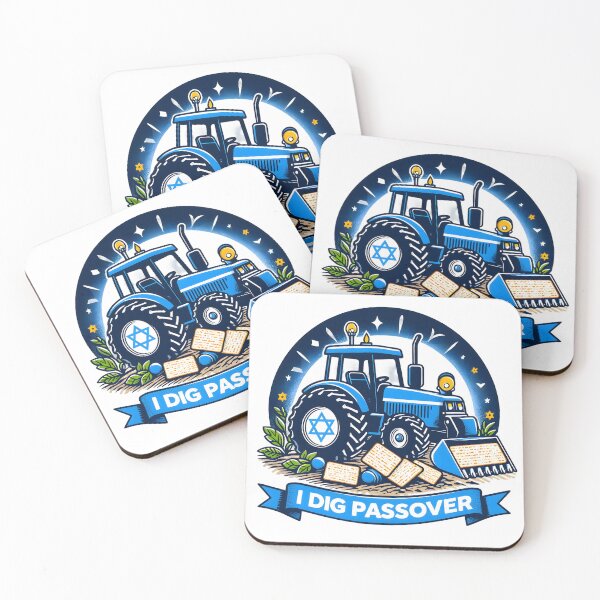 Item preview, I Dig Passover Tractor Emblem designed and sold by Apex Designs.
