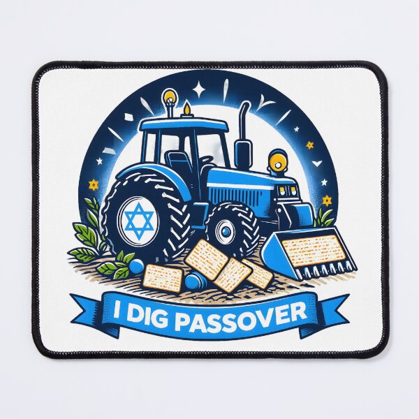 Item preview, I Dig Passover Tractor Emblem designed and sold by Apex Designs.