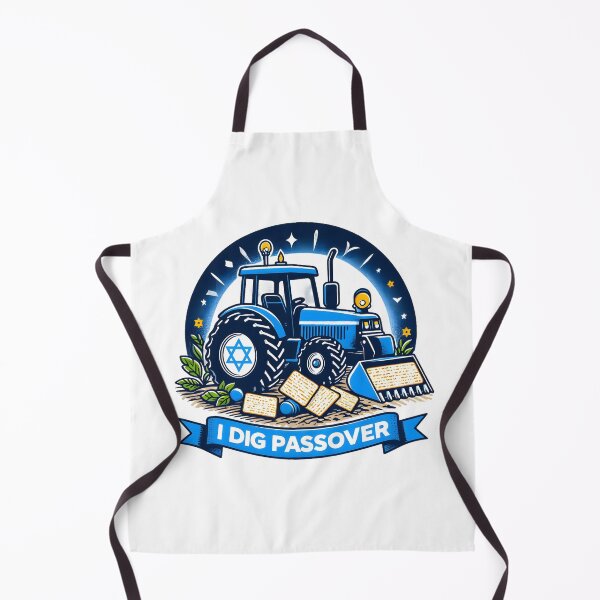 Item preview, I Dig Passover Tractor Emblem designed and sold by Apex Designs.