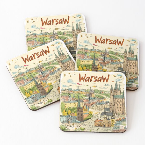 Item preview, illustrated Map of  Warsaw designed and sold by Artessie.