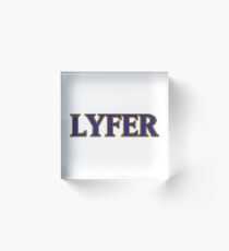 Baltimore Lyfer!!! Acrylic Block