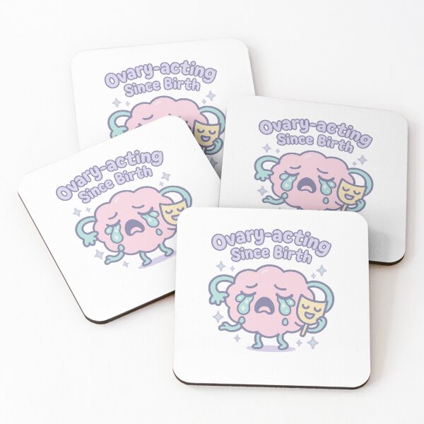 Item preview, Funny PCOS Awareness - Ovary-acting Kawaii Reproductive Health designed and sold by reflora1.