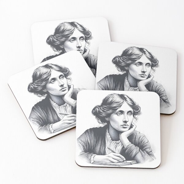 Item preview, Pensive Modernist Writer Portrait designed and sold by Apex Designs.