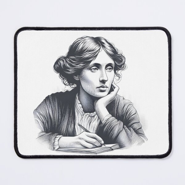 Item preview, Pensive Modernist Writer Portrait designed and sold by Apex Designs.