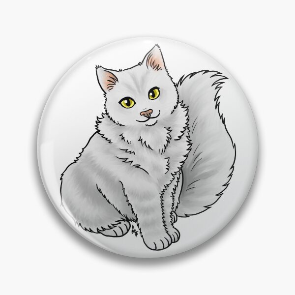 Item preview, Cat - Cherubim - White designed and sold by Jennifer Stolzer.