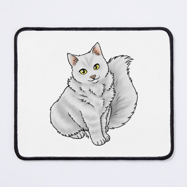 Item preview, Cat - Cherubim - White designed and sold by Jennifer Stolzer.