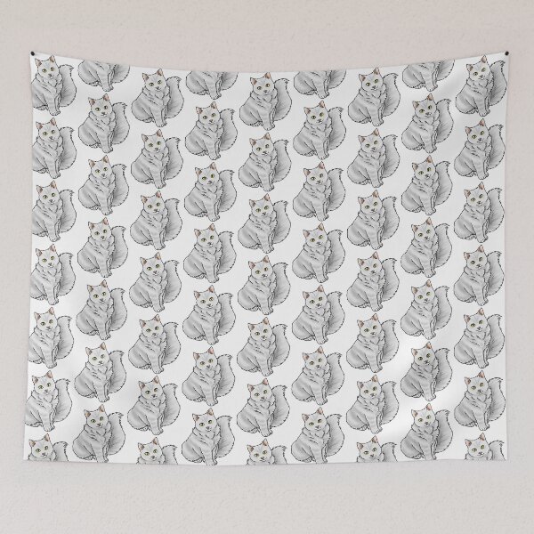 Item preview, Cat - Cherubim - White designed and sold by Jennifer Stolzer.