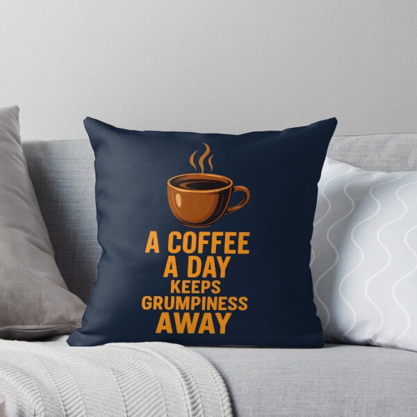 Item preview, A Coffee a Day Keeps Grumpiness Away  designed and sold by DemureArtsy.