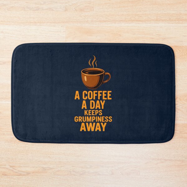Item preview, A Coffee a Day Keeps Grumpiness Away  designed and sold by DemureArtsy.