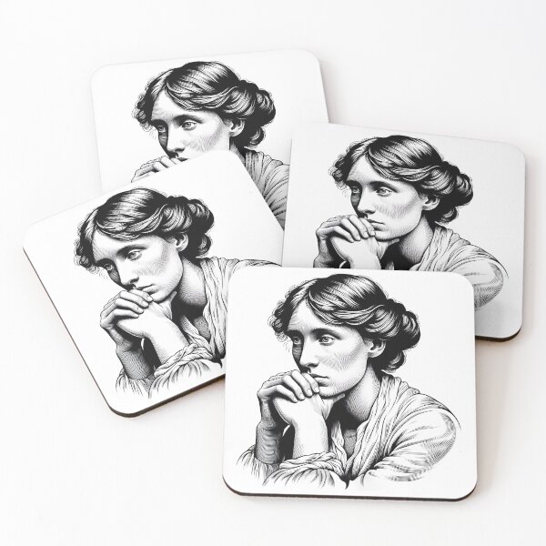 Item preview, Thoughtful Modernist Author Portrait designed and sold by Apex Designs.