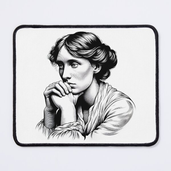 Item preview, Thoughtful Modernist Author Portrait designed and sold by Apex Designs.
