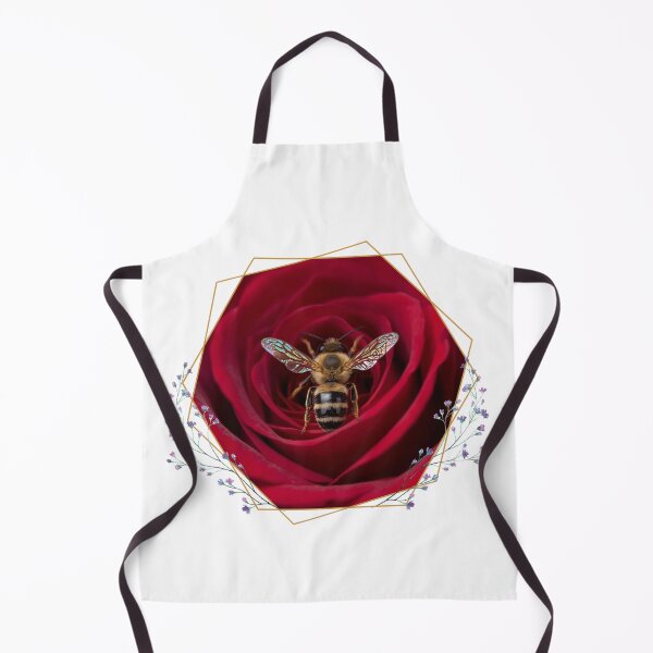 Item preview, The beautiful bee's love for the elegant rose designed and sold by Gardenpets.
