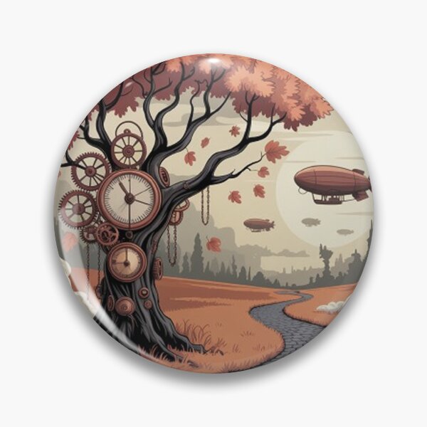Artikelvorschau, Eine surreale Steampunk-Herbstlandschaft. entworfen und verkauft von Lilashakti ⭐️ ⭐️ ⭐️ ⭐️ ⭐️.