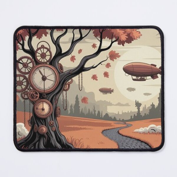 Item preview, A surreal steampunk,autumn landscape. designed and sold by Lilashakti ⭐️ ⭐️ ⭐️ ⭐️ ⭐️.