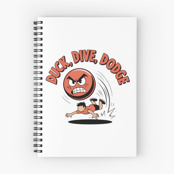 Item preview, Funny Dodgeball Player Gift Duck, Dive, Dodgeball Humor designed and sold by Blok45.