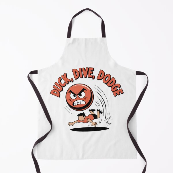 Item preview, Funny Dodgeball Player Gift Duck, Dive, Dodgeball Humor designed and sold by Blok45.