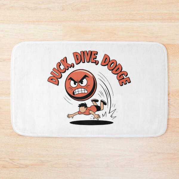 Item preview, Funny Dodgeball Player Gift Duck, Dive, Dodgeball Humor designed and sold by Blok45.