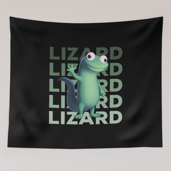 Item preview, Funny Weirdcore Lizard Meme Cute Cartoon Animal designed and sold by IsDesignHub.