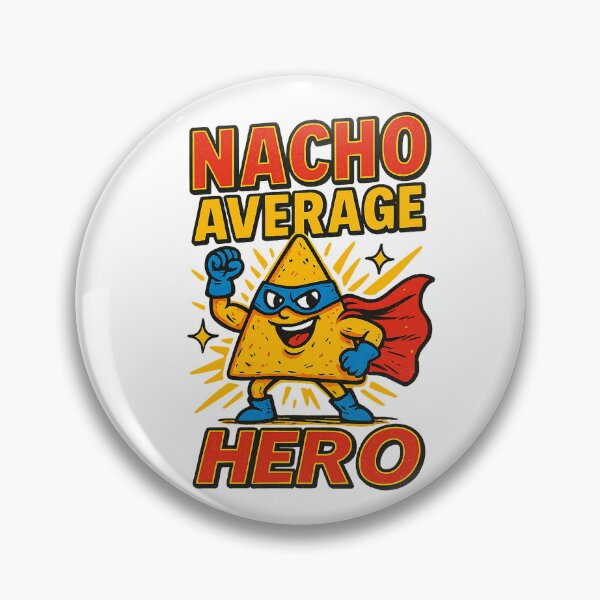Item preview, Nacho Average Hero Funny Superhero Nacho Pun Comic T-shirt designed and sold by Kaparoff.