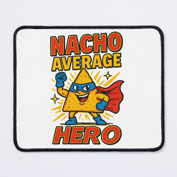 Item preview, Nacho Average Hero Funny Superhero Nacho Pun Comic T-shirt designed and sold by Kaparoff.