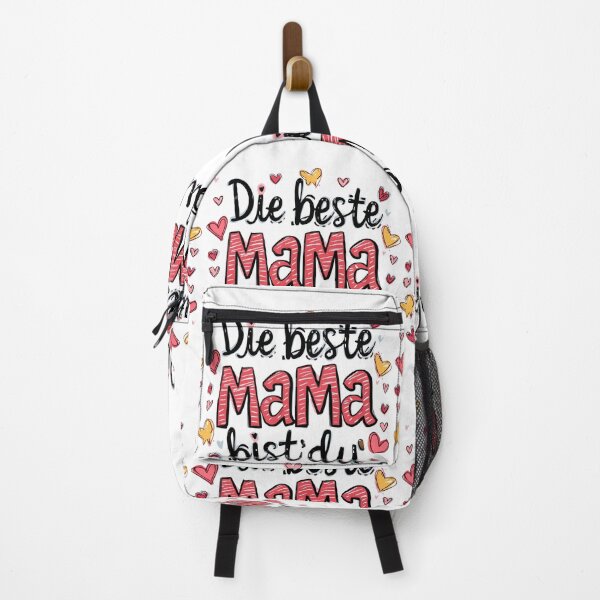 Artikelvorschau, Die beste Mama bist du – verspieltes Buntes Herz & Schmetterling Design entworfen und verkauft von ParaSiempreS.