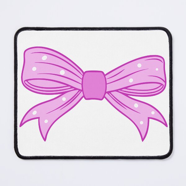 Item preview, Cute Pink Polka Dot Bow Illustration Kawaii Girly Ribbon Design designed and sold by Swati's Digital Den.